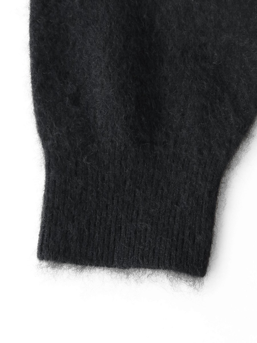 BRAND : Graphpaper MODEL : CASHMERE CREW NECK KNIT COLOR : BLACK