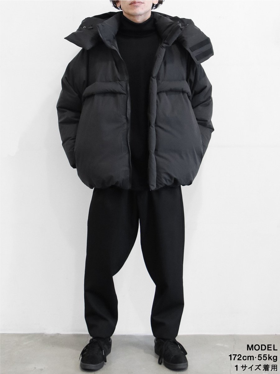 BRAND : Graphpaper CONNECTED : Zanter MODEL : DOWN JACKET COLOR :  BLACK【VAINL ARCHIVE , ヴァイナルアーカイブ,Graphpaper,グラフペーパー,PHIGVEL,フィグベル, 通販】