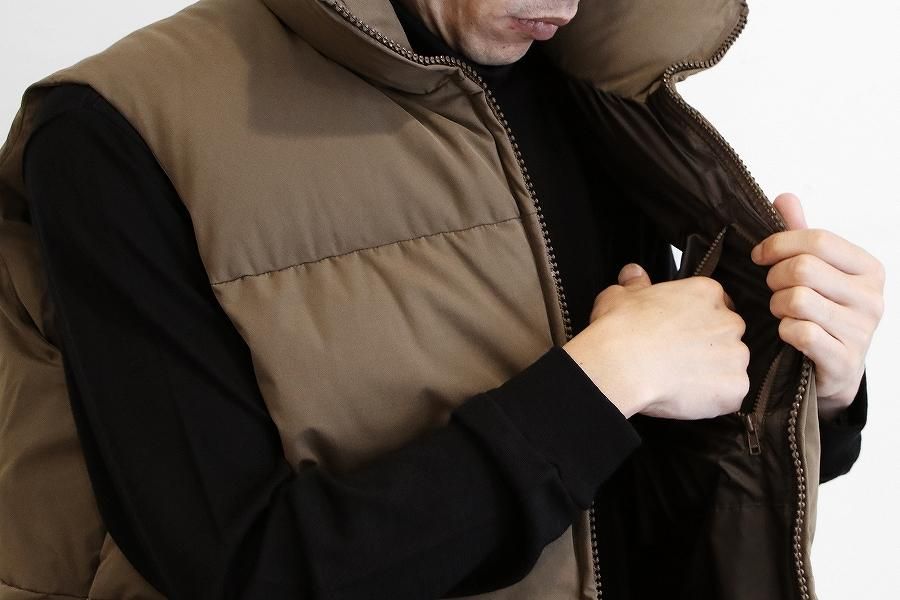 BRAND : Graphpaper CONNECTED : Zanter MODEL : DOWN VEST COLOR