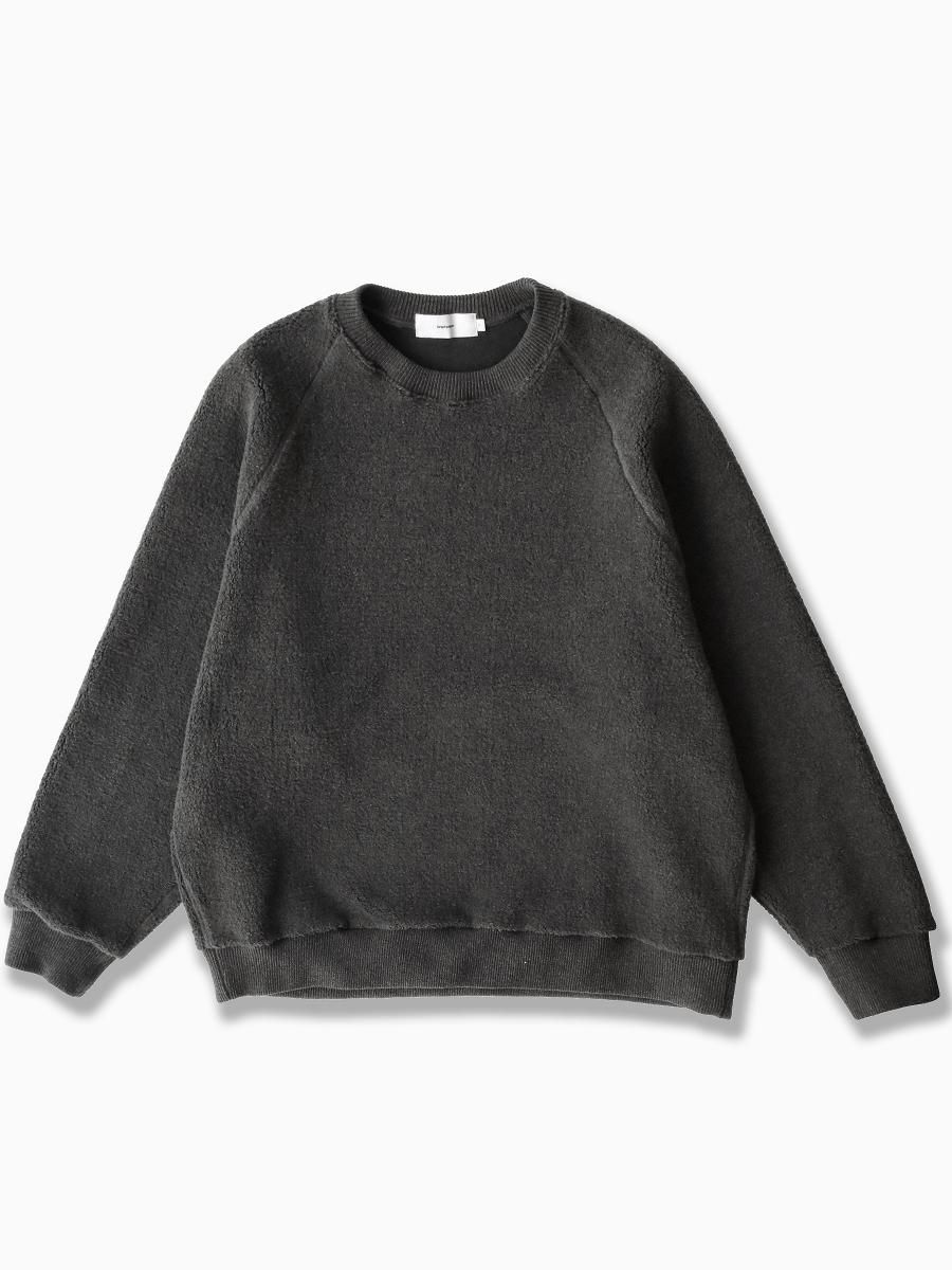 BRAND : Graphpaper MODEL : WOOL BOA SWEATER COLOR : GRAY【VAINL