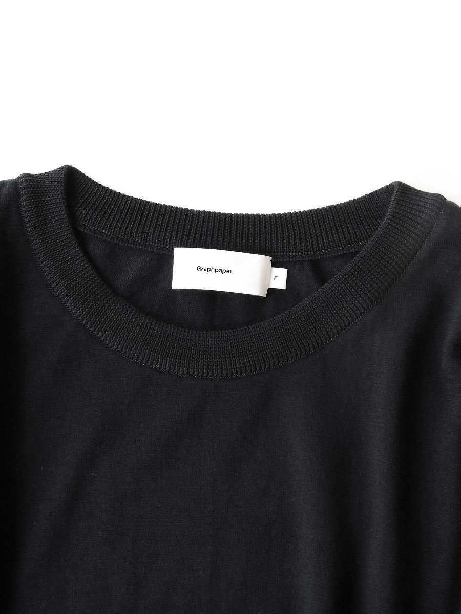 BRAND : Graphpaper MODEL : WASHABLE WOOL CREW NECK BIG TEE
