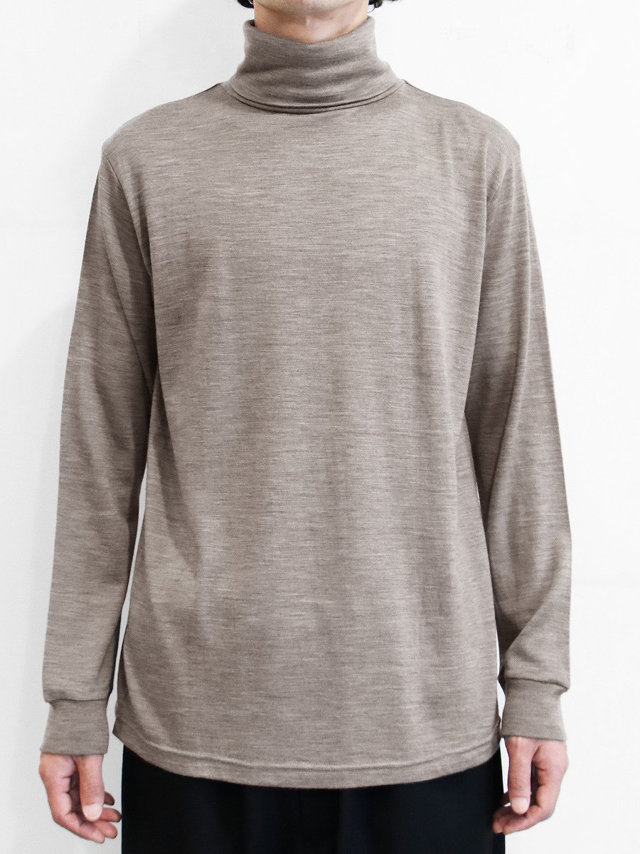 BRAND : Graphpaper MODEL : WASHABLE WOOL HIGH NECK TEE COLOR 