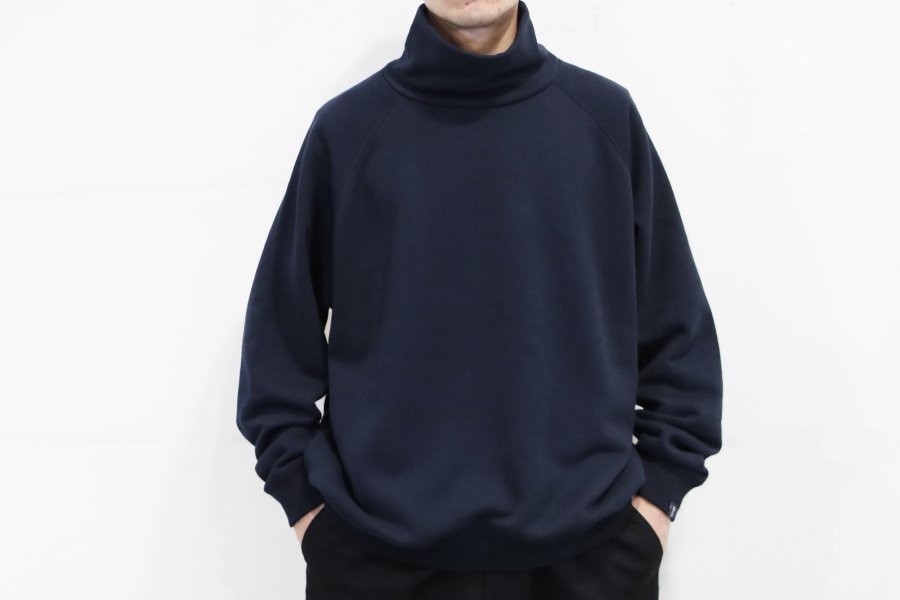 BRAND : Graphpaper CONNECTED : LOOPWHEELER MODEL : HIGH NECK SWEAT