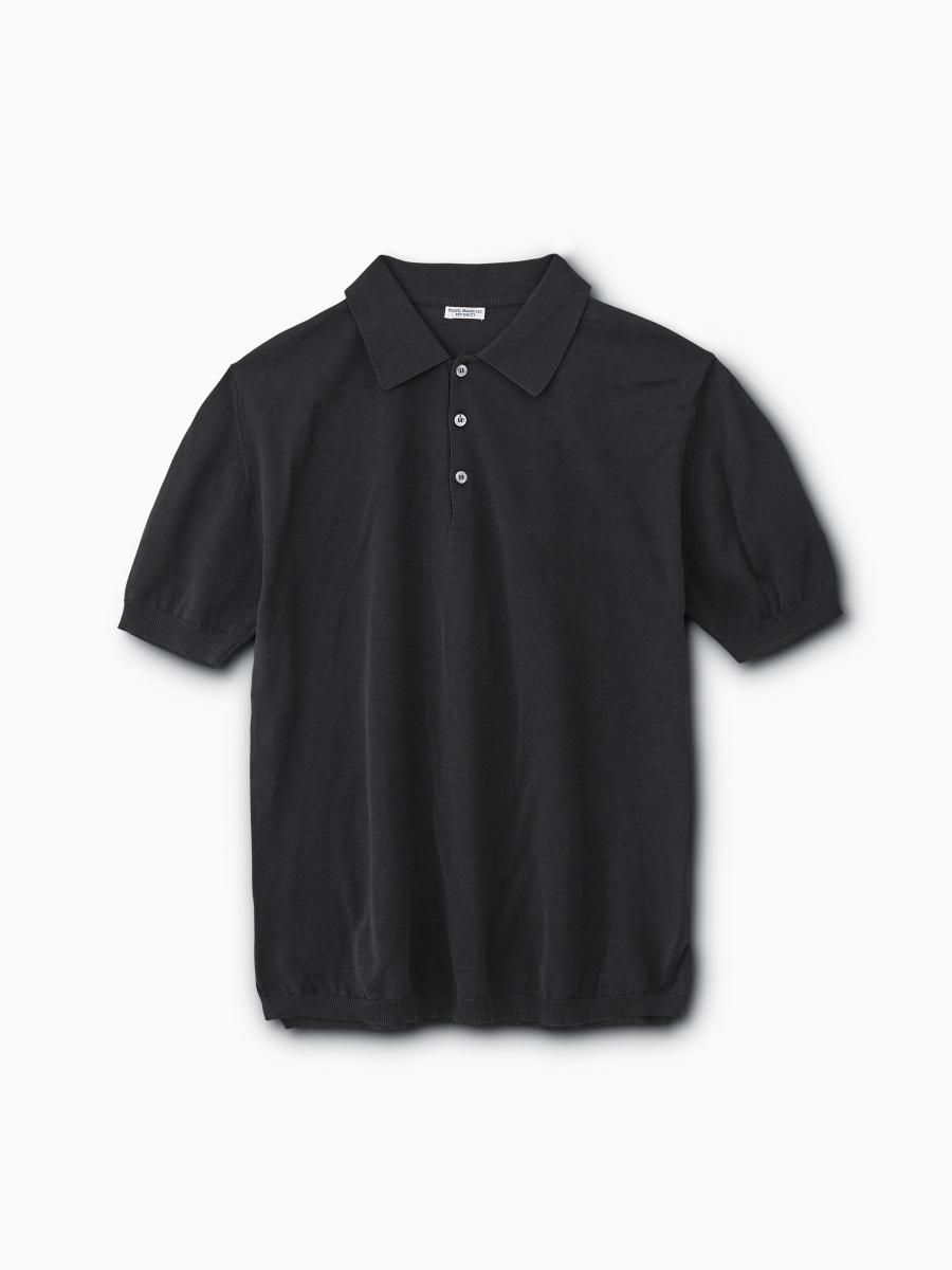 polo shirt color black