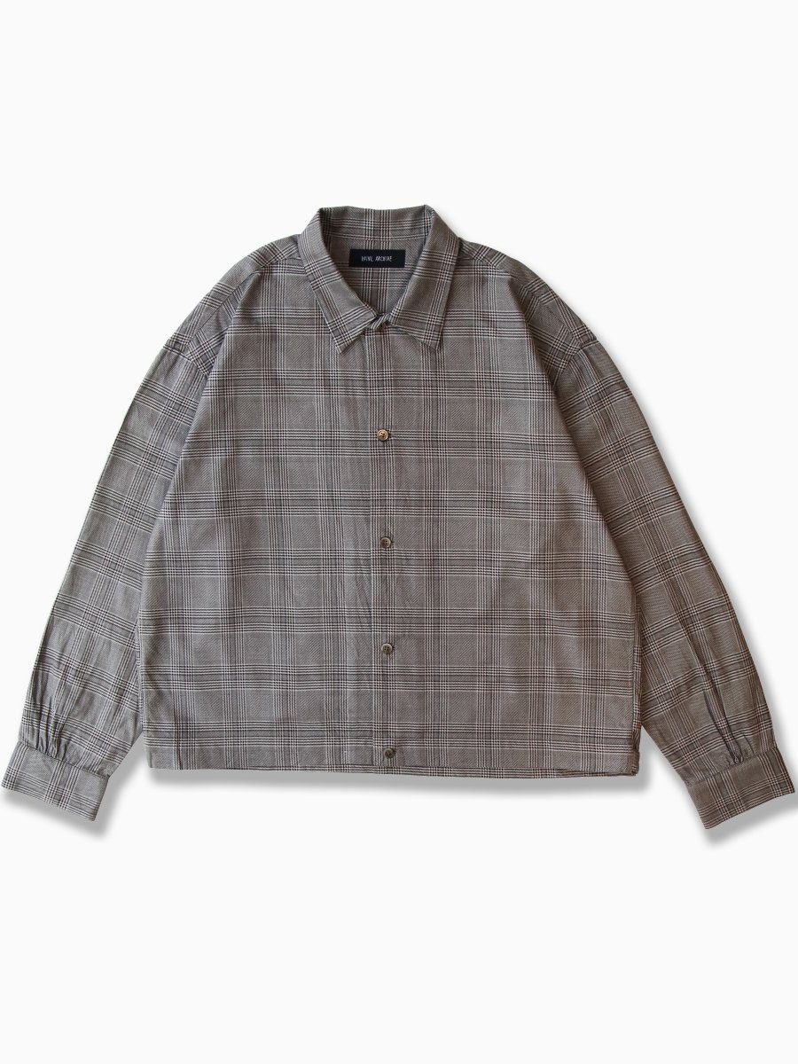 23ss】VAINL ARCHIVE SLANT-SH-SS CHECK-