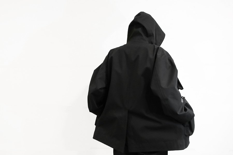 BRAND : VAINL ARCHIVE MODEL : C-COAT-H COLOR : BLACK【VAINL