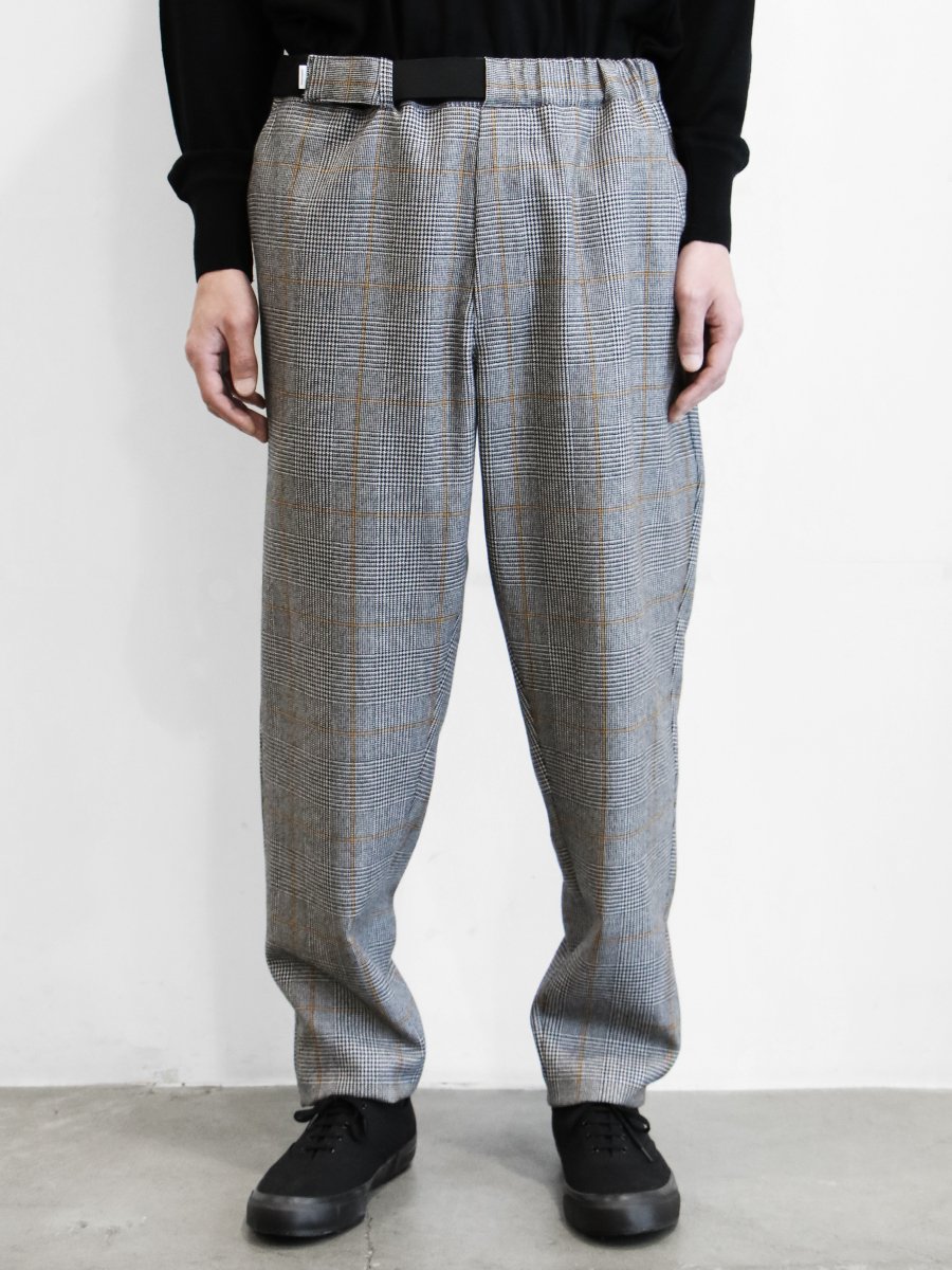 BRAND : Graphpaper MODEL : GLENCHECK WOOL COOK PANTS COLOR 