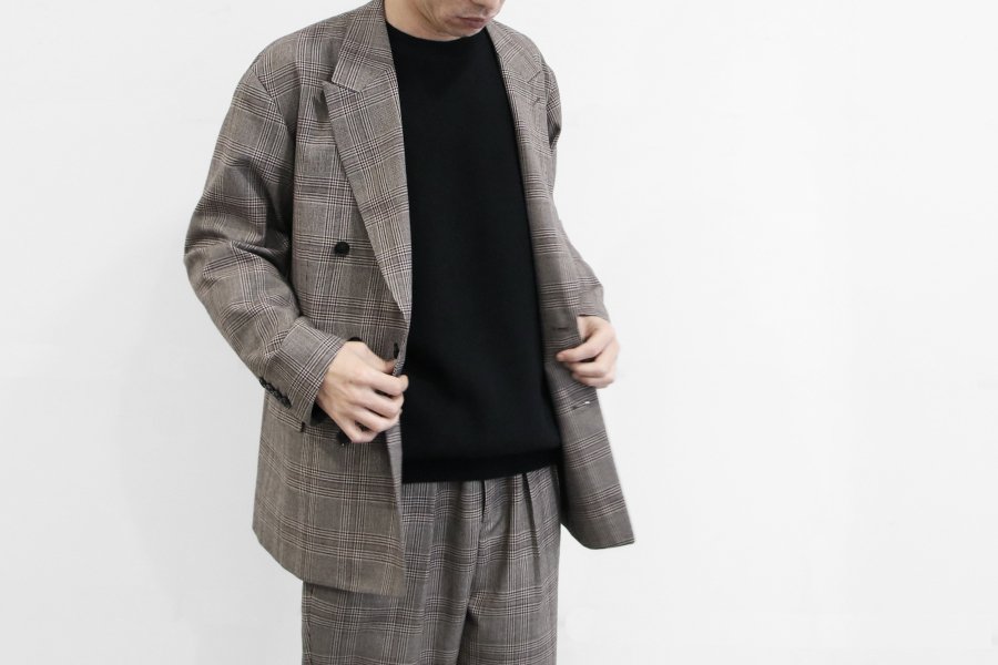 BRAND : VAINL ARCHIVE MODEL : AT-JKT COLOR : G-CHECK 【VAINL 