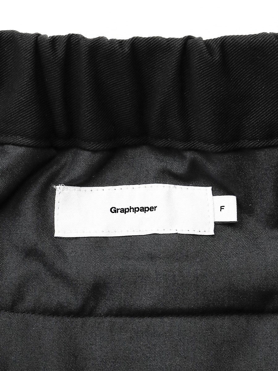 Graphpaper   グラフペーパー / COTTON TWILL WIDE TUCK COOK PANT