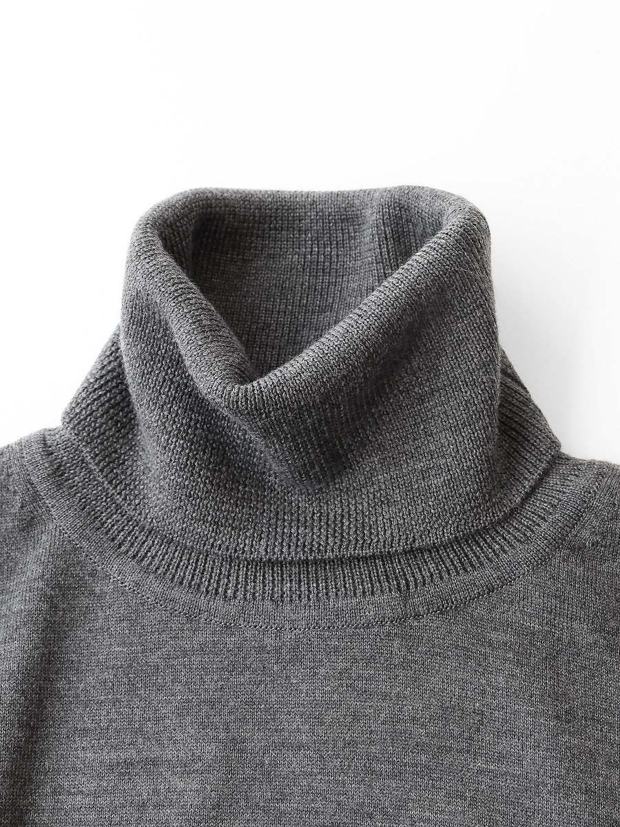 Graphpaper - グラフペーパー / HIGH GAUGE KNIT HI-NECK | NOTHING BUT