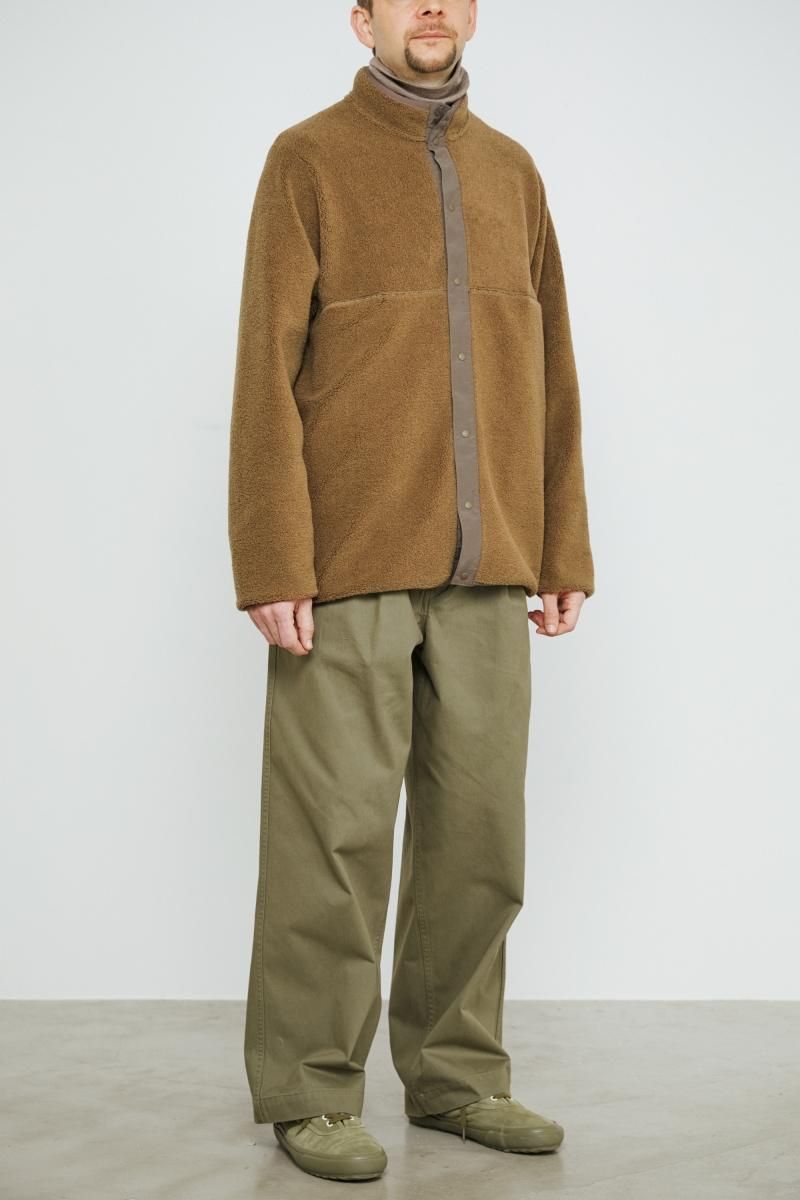 Graphpaper - グラフペーパー / WOOL BOA HI-NECK FULL OPEN BLOUSON ...