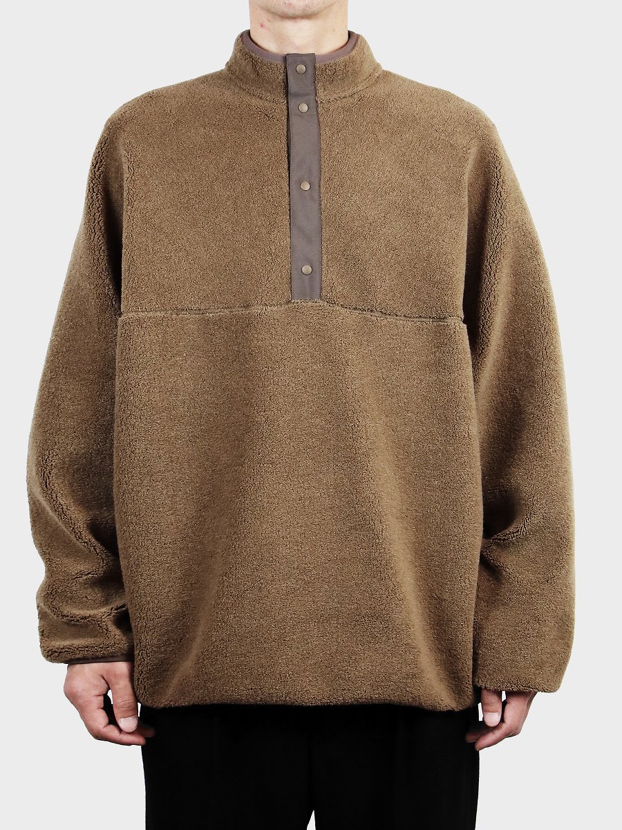 Graphpaper - グラフペーパー / WOOL BOA HI-NECK PULLOVER | NOTHING BUT