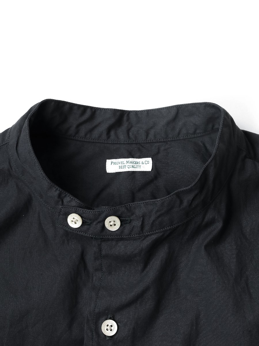 PHIGVEL - フィグベル / BAND COLLAR UTILITY SHIRT | NOTHING BUT