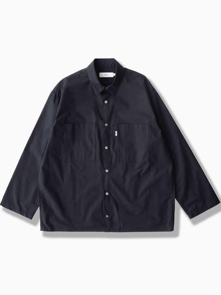 Graphpaper - グラフペーパー / STRETCH TYPEWRITER L/S BOX SHIRT