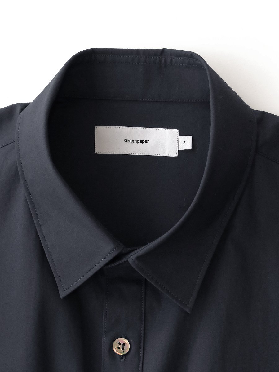 Graphpaper - グラフペーパー / STRETCH TYPEWRITER L/S BOX SHIRT