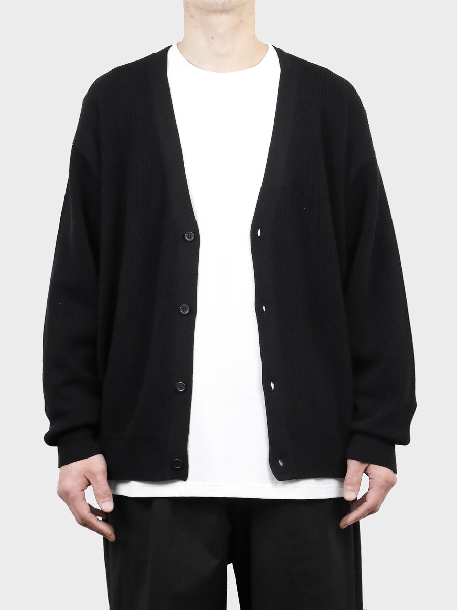 Graphpaper - グラフペーパー / HIGH DENSITY COTTON KNIT CARDIGAN 