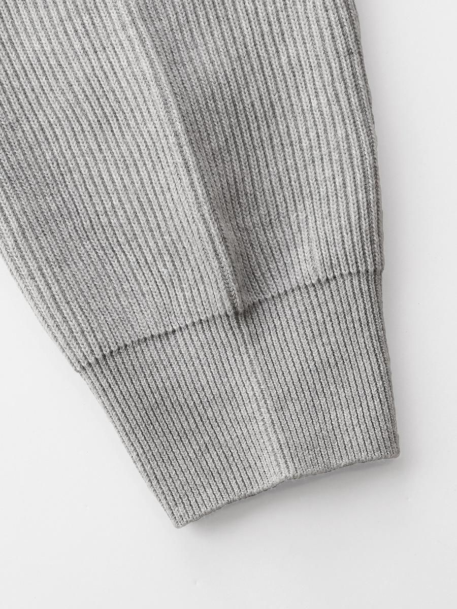 Graphpaper - グラフペーパー / HIGH DENSITY COTTON KNIT CREW
