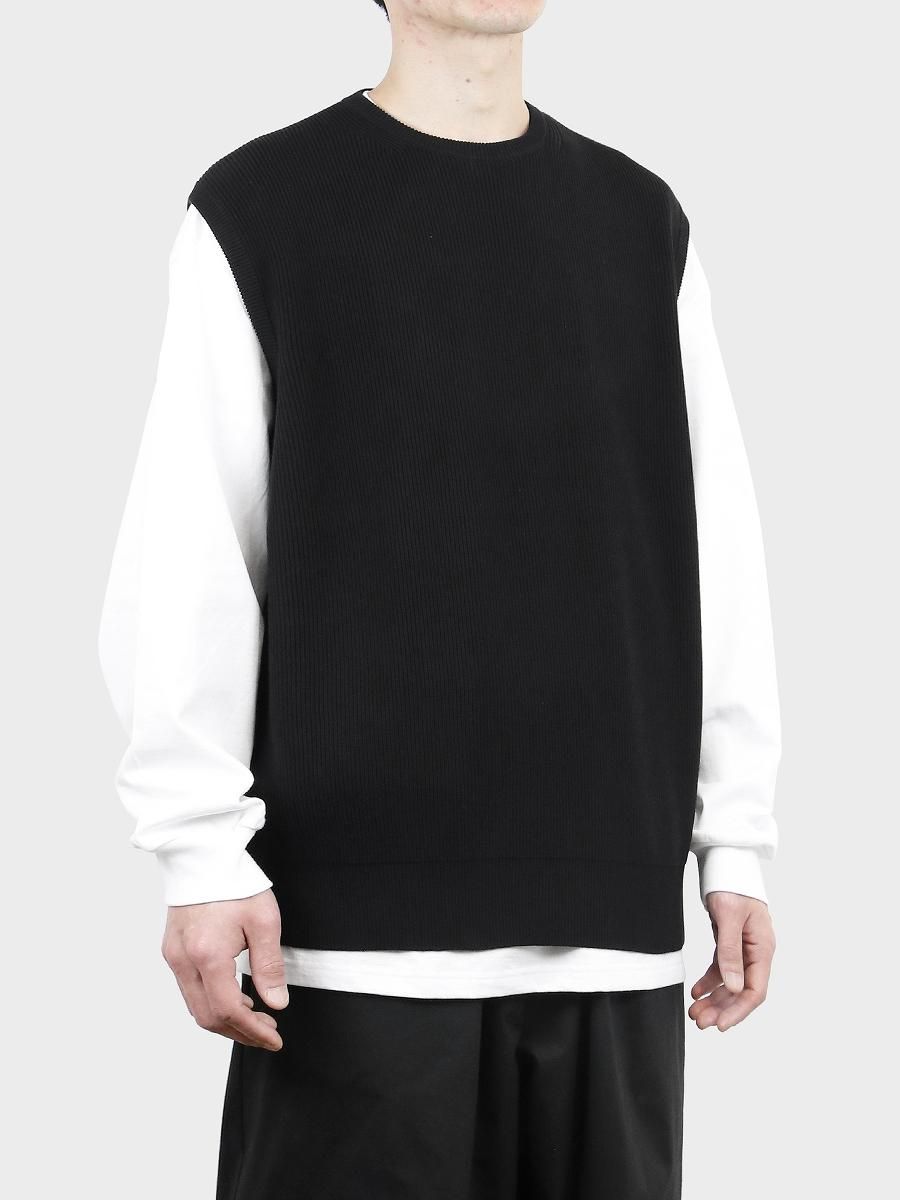 Graphpaper - グラフペーパー / HIGH DENSITY COTTON KNIT VEST ...