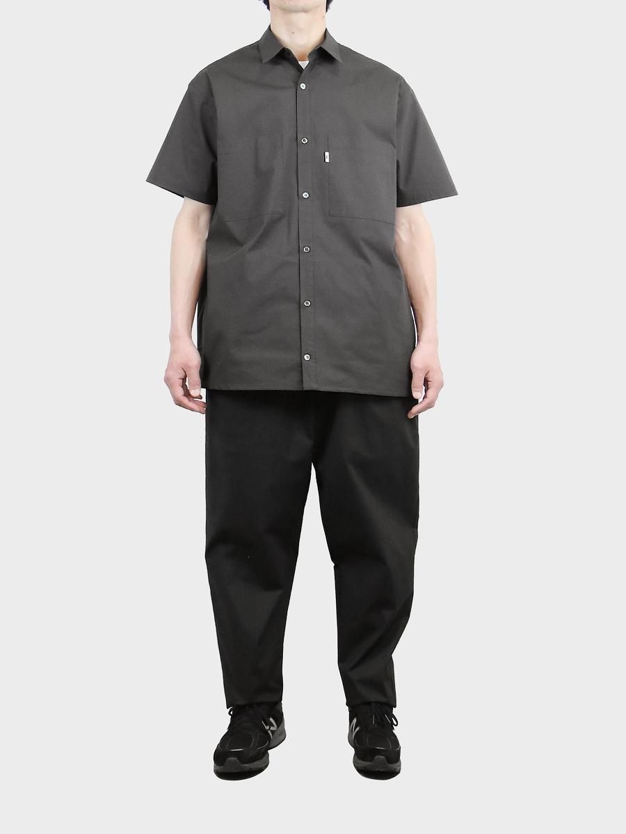 Graphpaper - グラフペーパー / STRETCH TYPEWRITER S/S BOX SHIRT