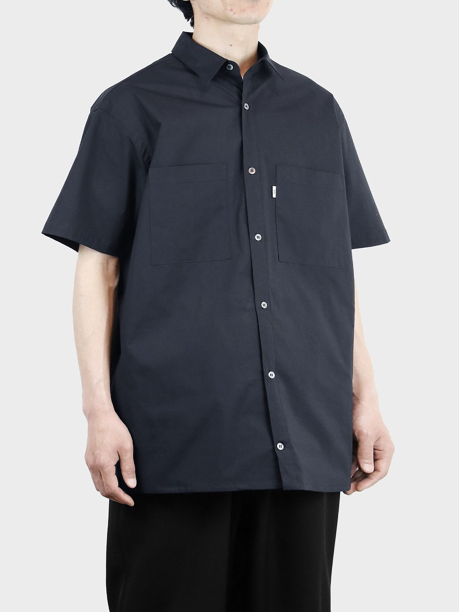 Graphpaper - グラフペーパー / STRETCH TYPEWRITER S/S BOX SHIRT | NOTHING BUT