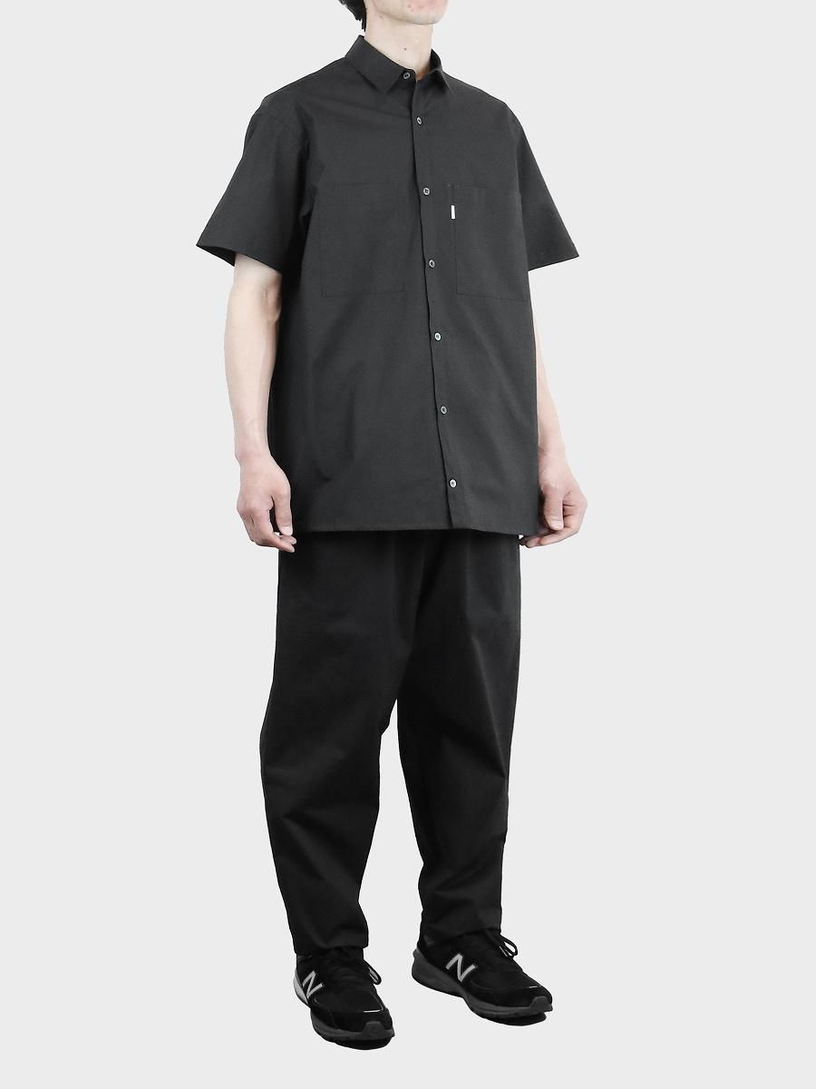 Graphpaper(グラフペーパー) / STRETCH TYPEWRITER S/S BOX SHIRT | NOTHING BUT