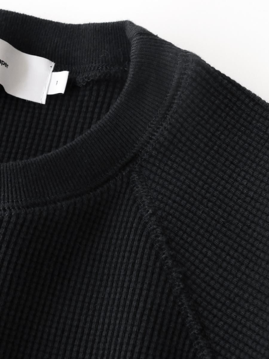 【5％OFF】 / グラフペーパー - Graphpaper WAFFLE BUT NOTHING | TEE L/S トップス