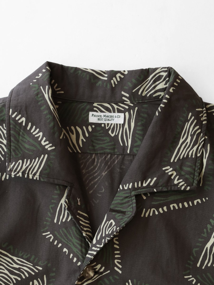 PHIGVEL - フィグベル / AFRICAN PATTERN LS SHIRT | NOTHING BUT