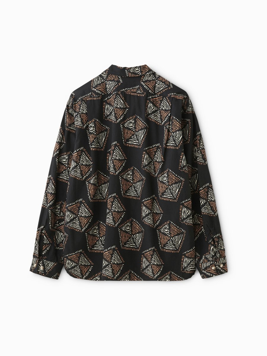 PHIGVEL - フィグベル / AFRICAN PATTERN LS SHIRT | NOTHING BUT