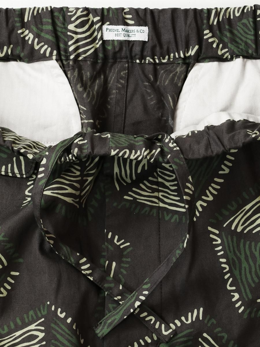 PHIGVEL - フィグベル / AFRICAN PATTERN EASY SHORTS | NOTHING BUT