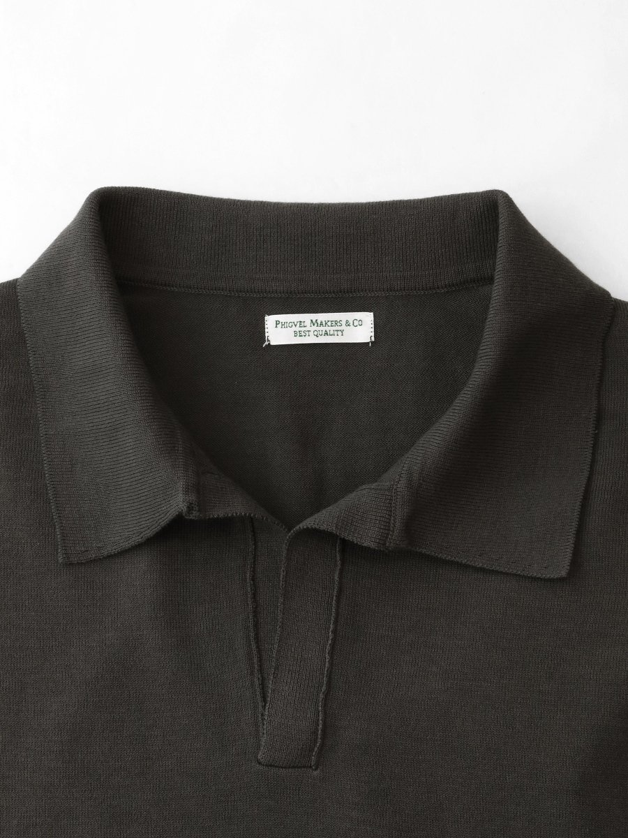 消費税無し PHIGVEL MAKERS & Co KNIT POLO SHIRT | www