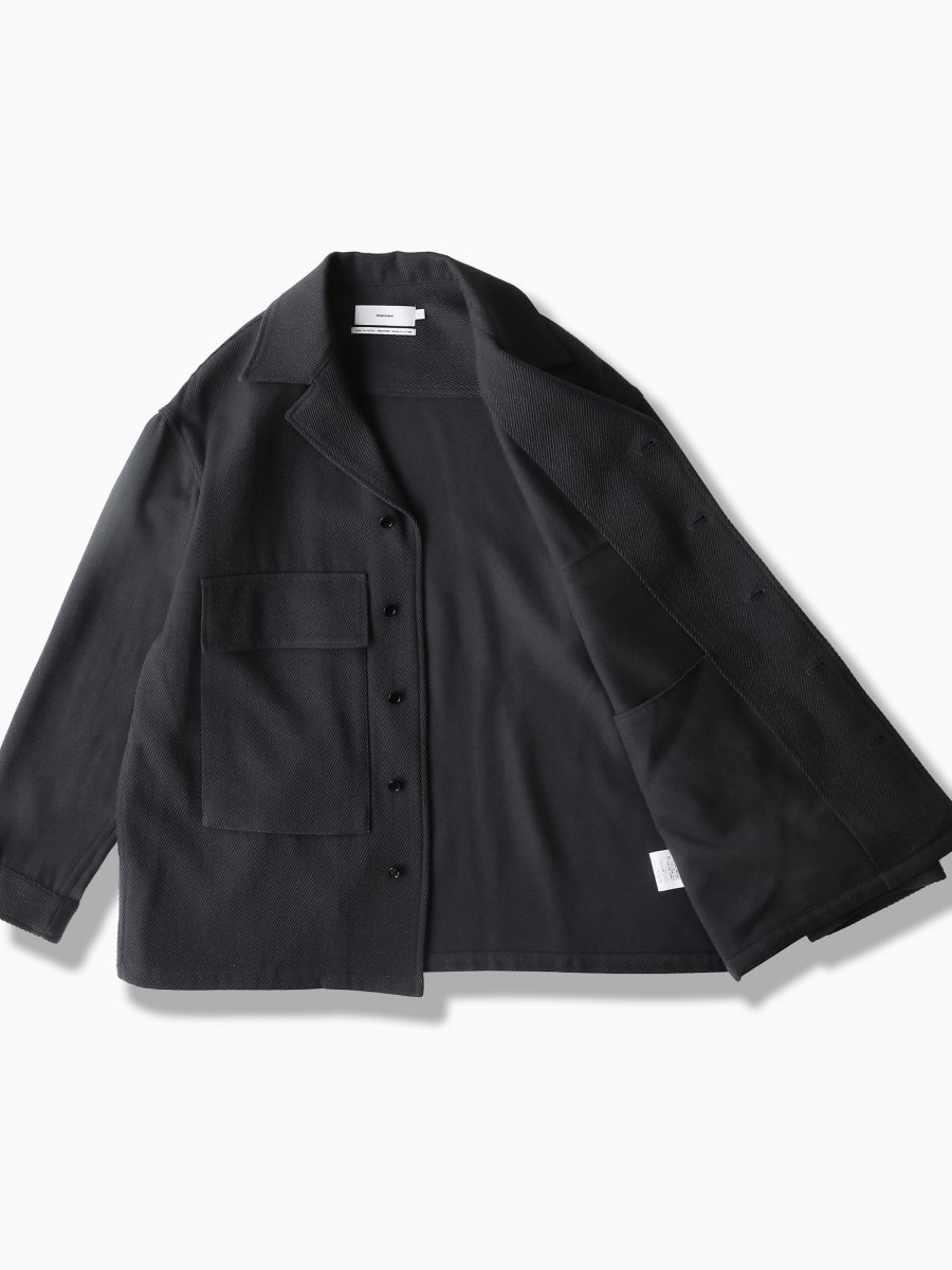 Graphpaper - グラフペーパー / WOOL WOOL KERSEY FATIGUE SHIRT