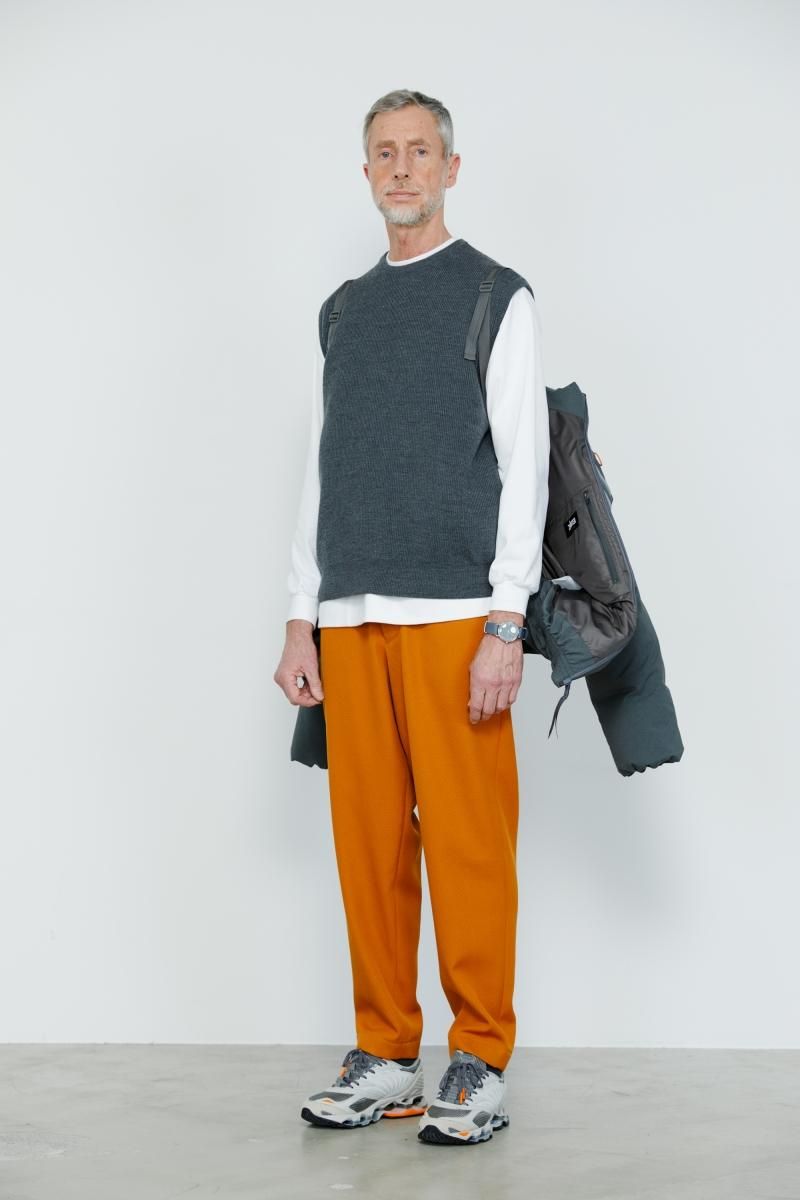 Graphpaper - グラフペーパー / WOOL KERSEY WIDE TAPERED TROUSER ...