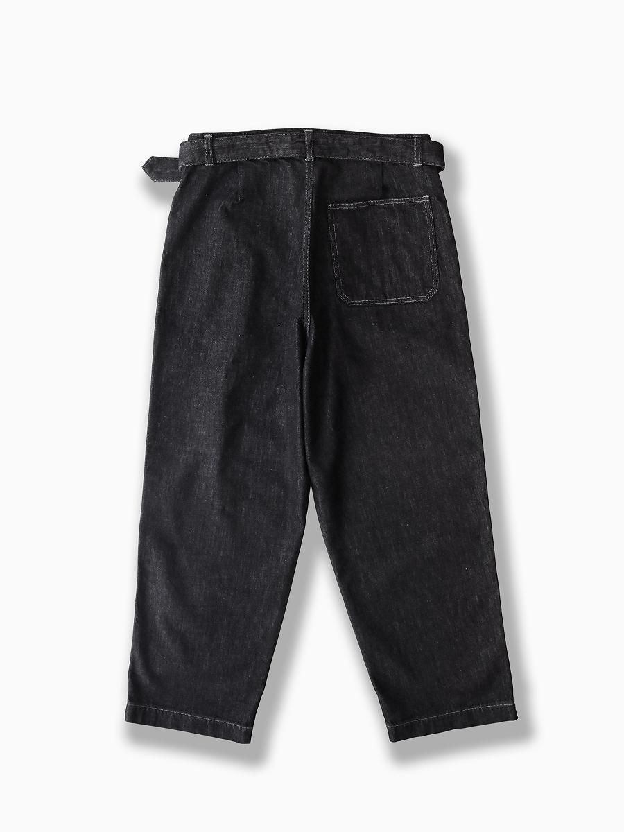 Graphpaper - グラフペーパー / COLORFAST DENIM BELTED PANTS