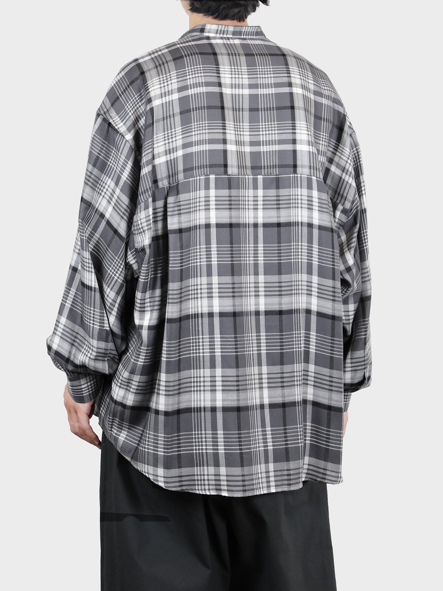 Graphpaper - グラフペーパー / TENCEL CHECK BAND COLLAR