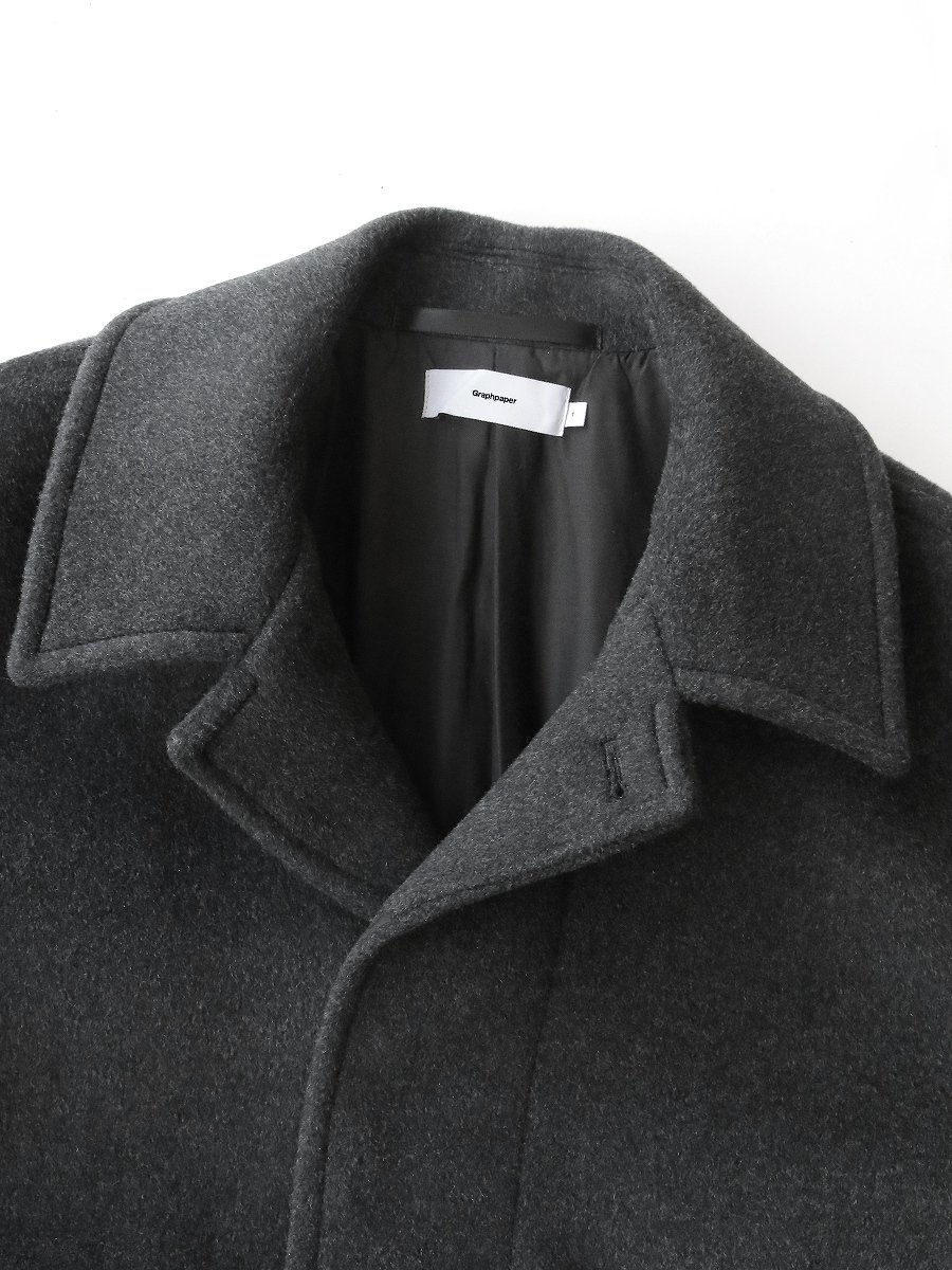 Graphpaper - グラフペーパー / WOOL CASHMERE MELTON COAT | NOTHING BUT
