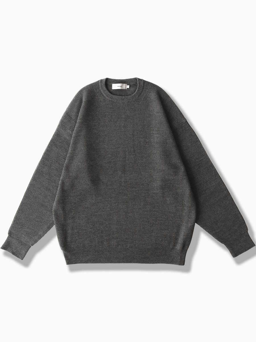 Graphpaper - グラフペーパー / HIGH DENSITY CREW NECK KNIT