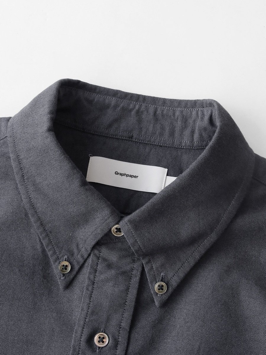 Graphpaper - グラフペーパー / OXFORD L/S B.D BOX SHIRT | NOTHING BUT