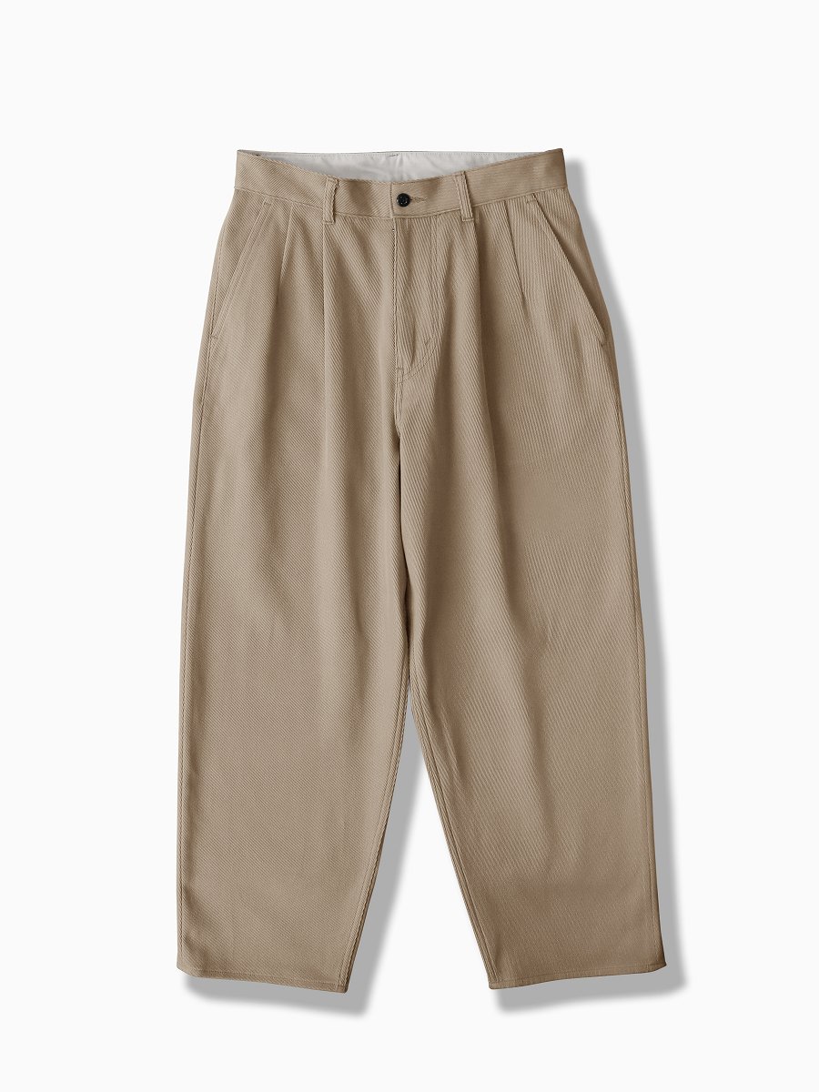 Graphpaper - グラフペーパー / HARD TWILL TWO TUCK PANTS | NOTHING BUT
