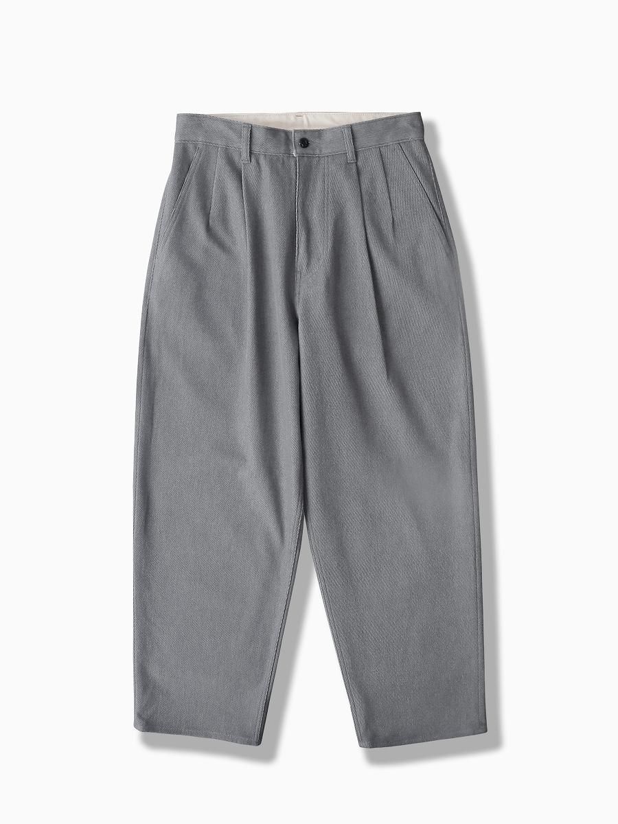 Graphpaper Hard Twill Two Tuck Pants グレー - チノパン