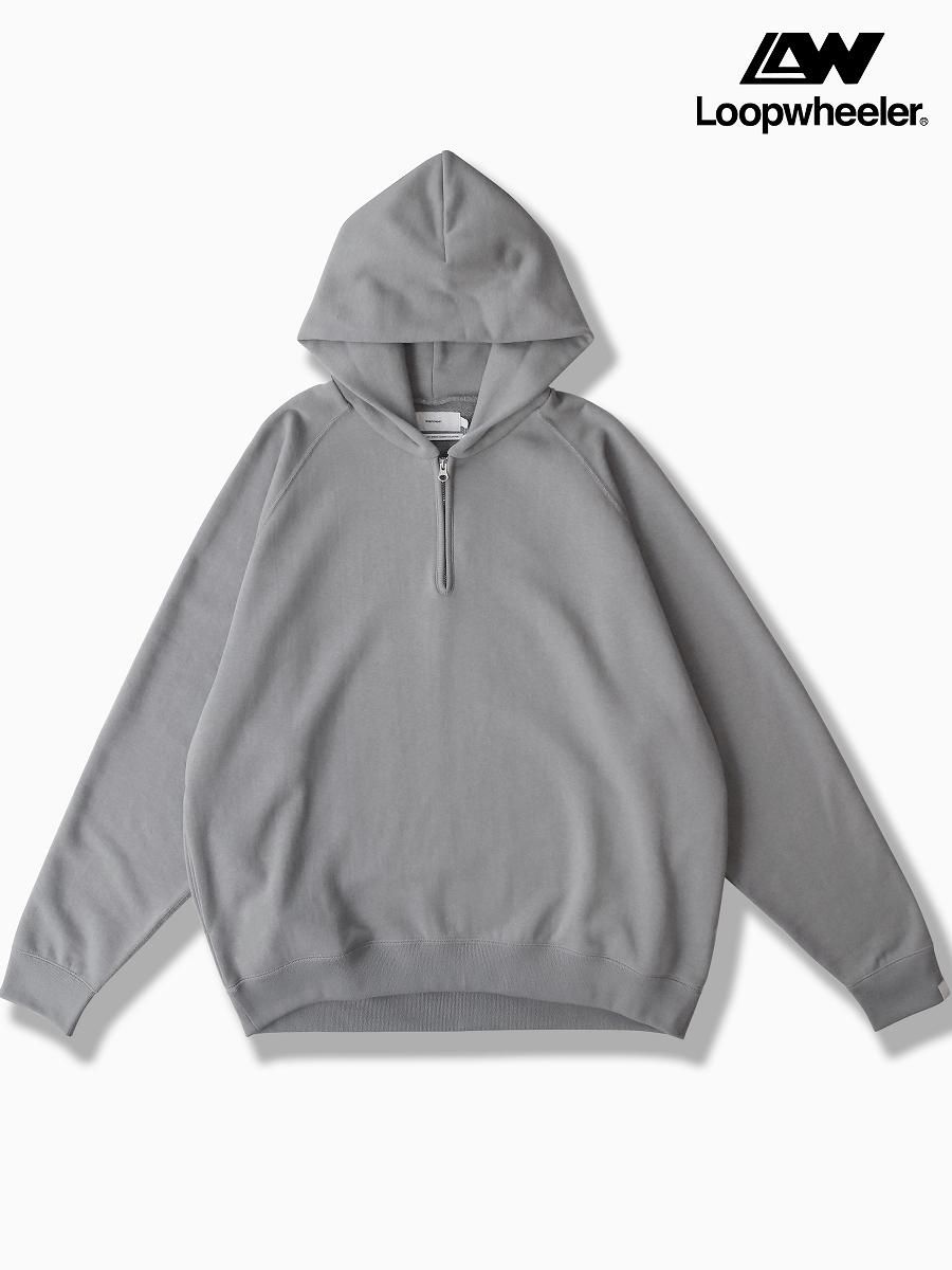 Graphpaper × LOOPWHEELER HALF-ZIP PARKA | hartwellspremium.com