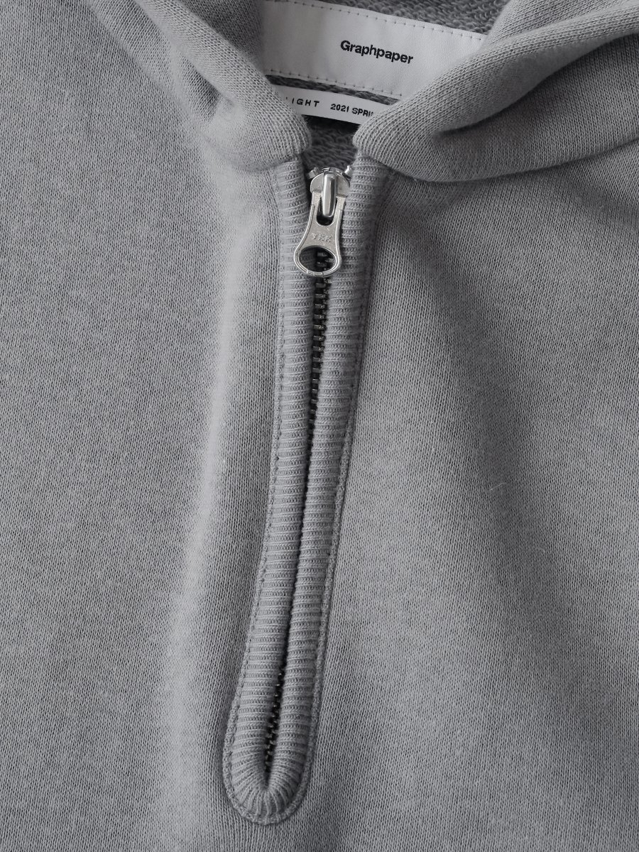 Graphpaper × LOOPWHEELER - グラフペーパー / HALF-ZIP PARKA | NOTHING BUT