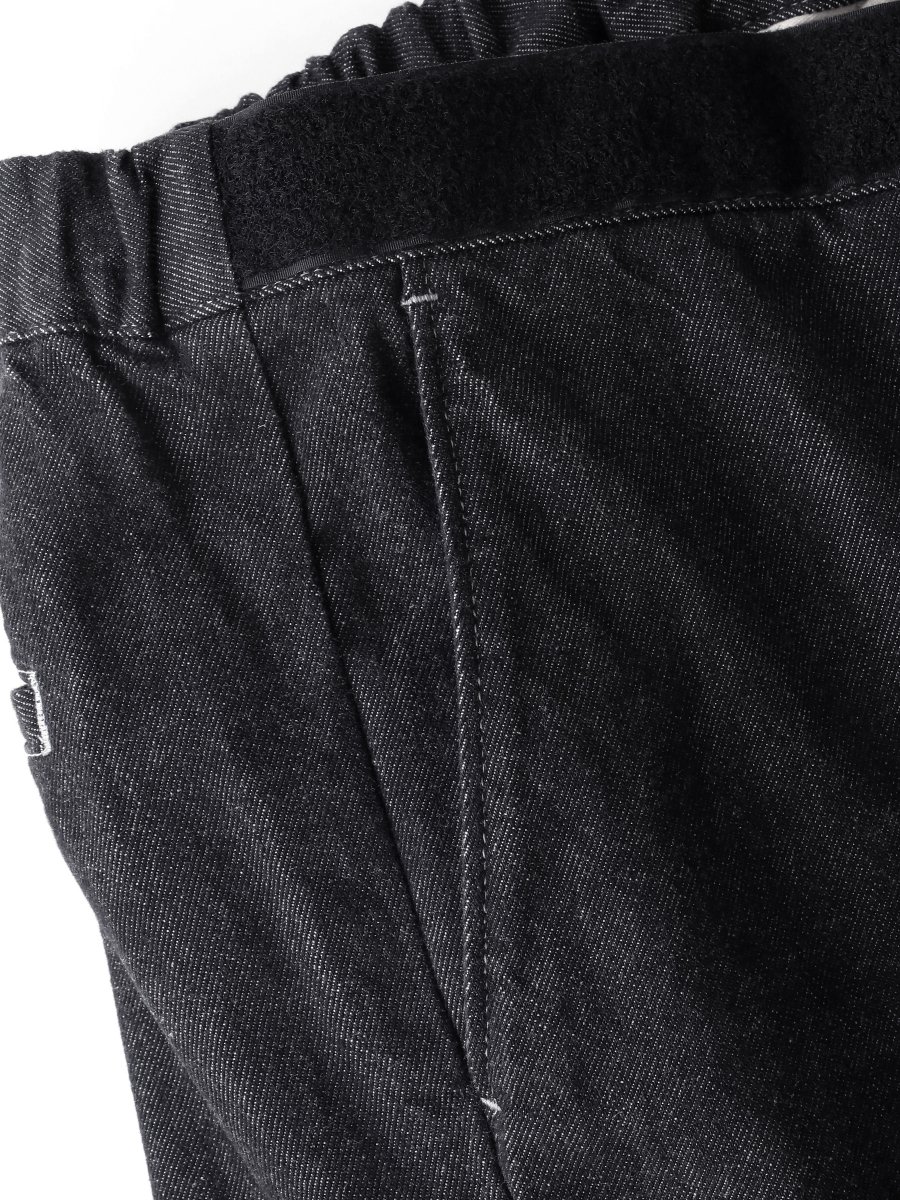 colorfast denim baggy chef pants - パンツ