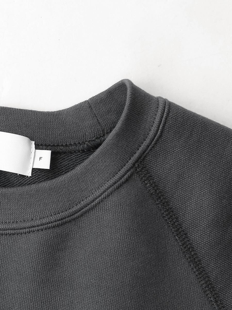 Graphpaper - グラフペーパー / COMPACT TERRY CREW NECK | NOTHING BUT