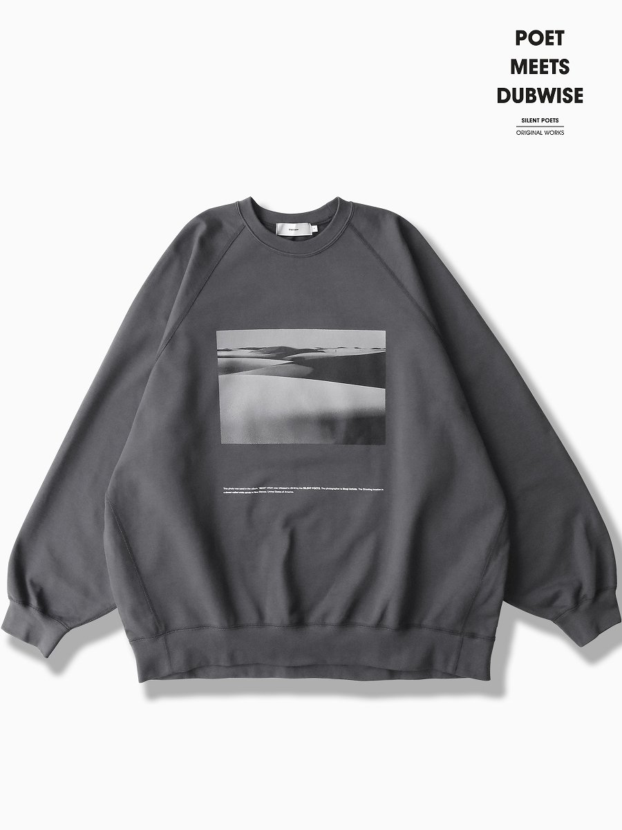 Graphpaper - グラフペーパー / Poet Meets Dubwise for GP COMPACT TERRY CREW NECK  ”DAWN” | NOTHING BUT