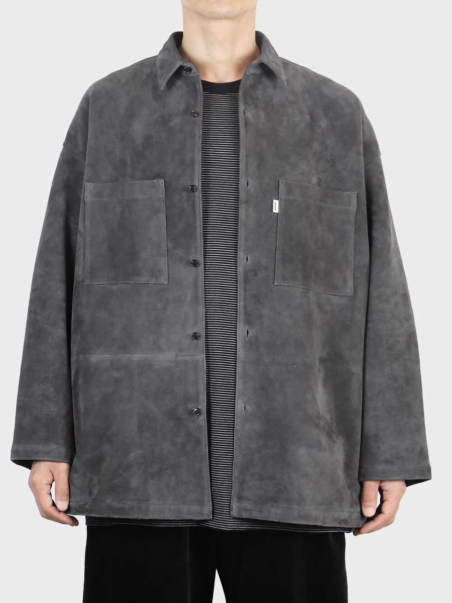 21aw Graphpaper Goat Suede Box Jacket-