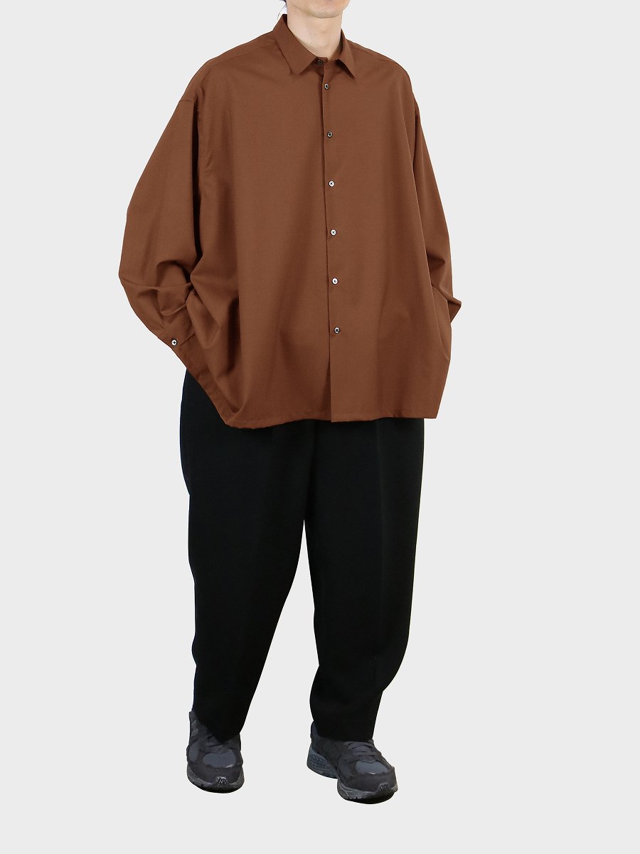 Graphpaper - グラフペーパー / FINE WOOL TROPICAL OVERSIZED SHIRT ...