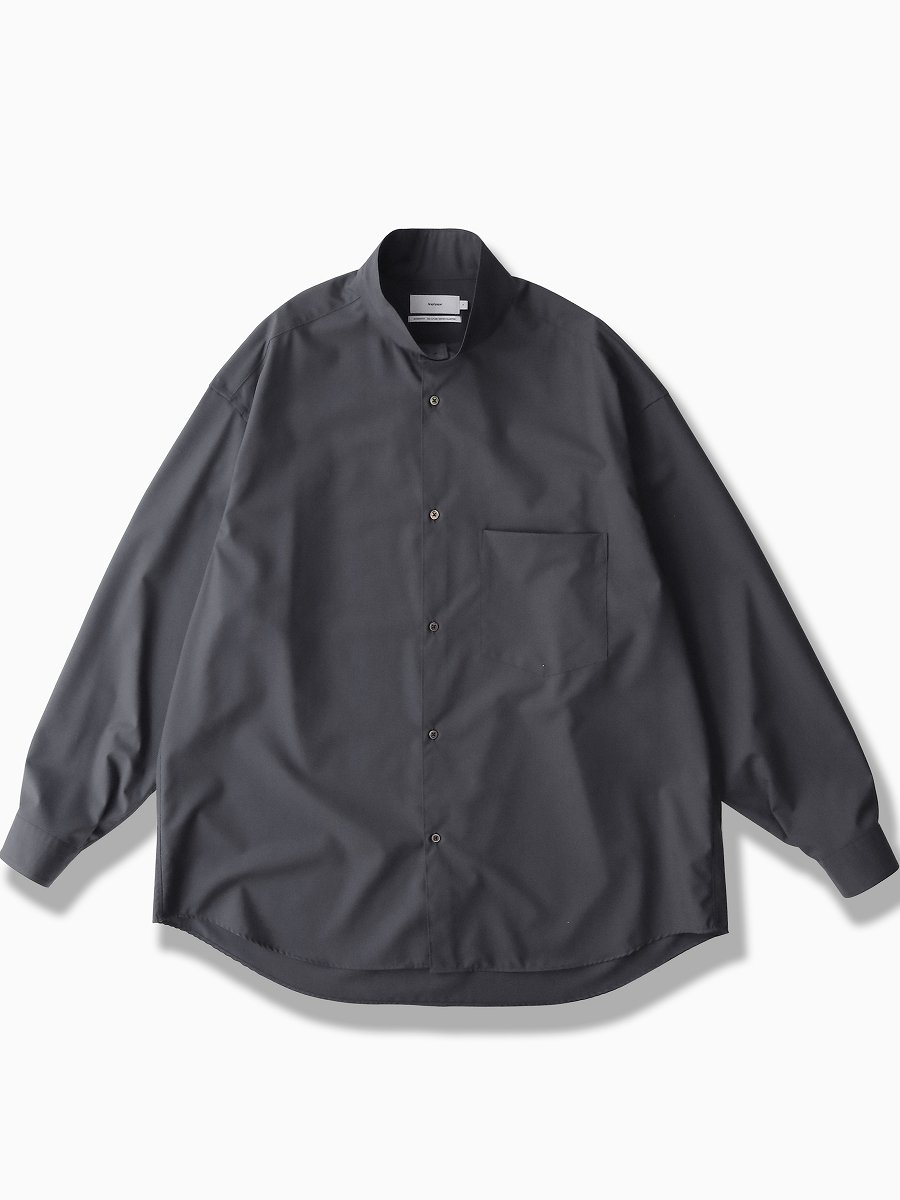Graphpaper - グラフペーパー / FINE WOOL STAND COLLAR SHIRT