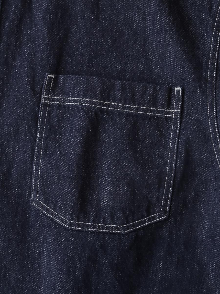 Graphpaper - グラフペーパー / DENIM REGULAR COLLAR SHIRT