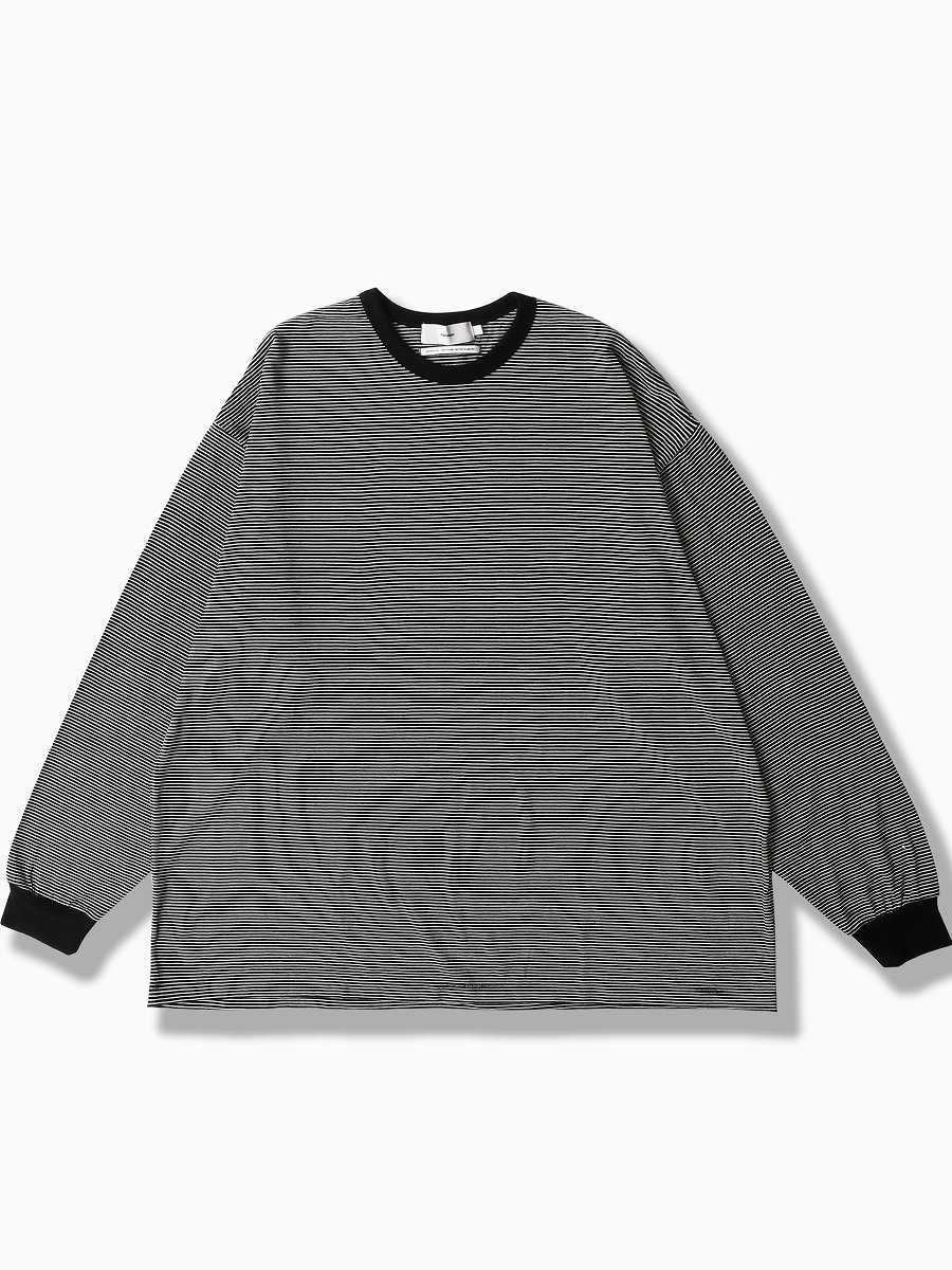 Graphpaper(グラフペーパー) / WOOL BORDER L/S TEE | NOTHING BUT