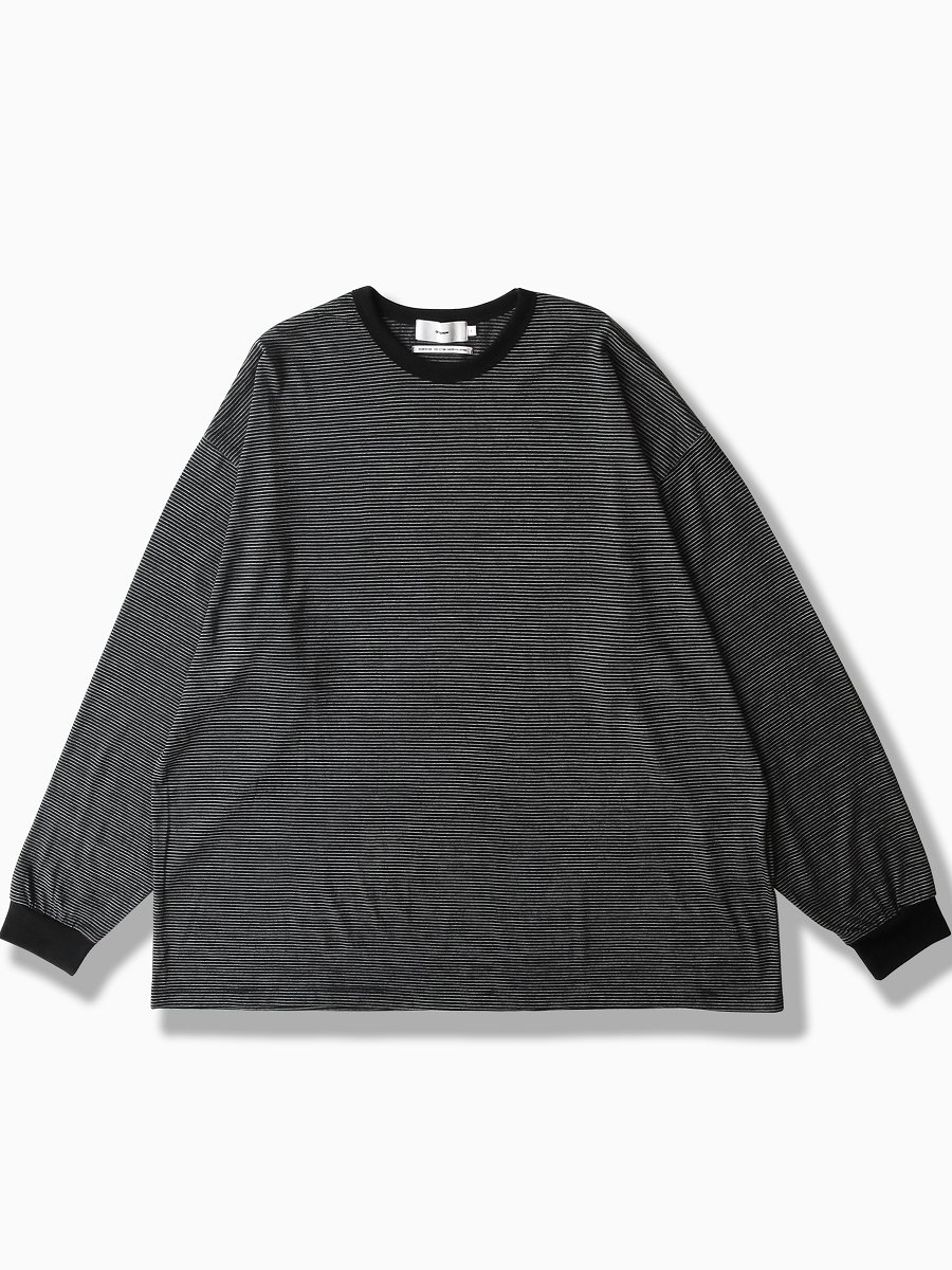 Graphpaper - グラフペーパー / WOOL BORDER L/S TEE | NOTHING BUT